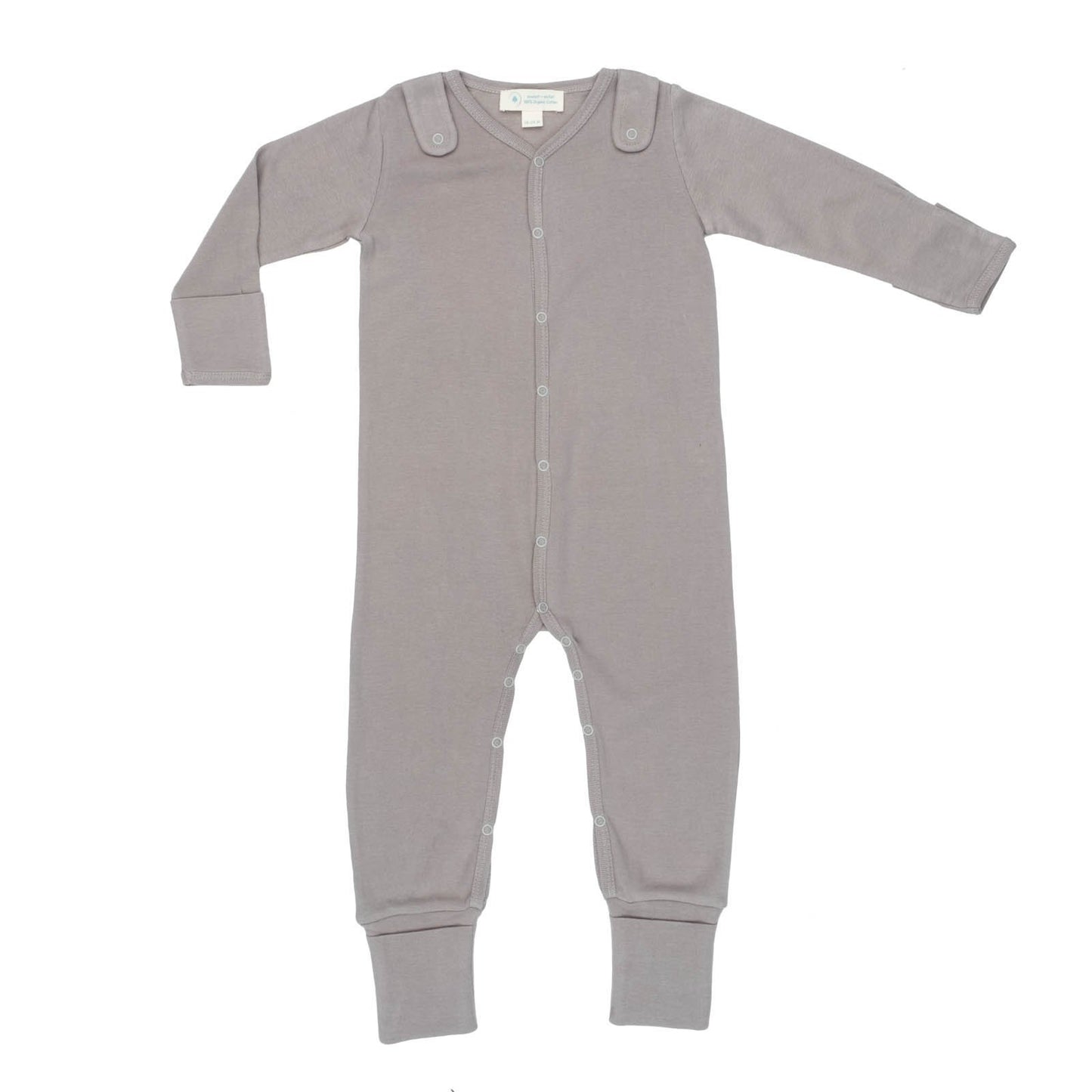 Organic Cotton Convertible Baby Pajamas with Attachable Bib